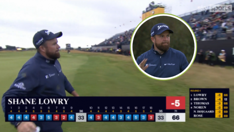 'First Time I've Lead The Open In 5 Years': Shane Lowry In Great Form After Scintillating 66