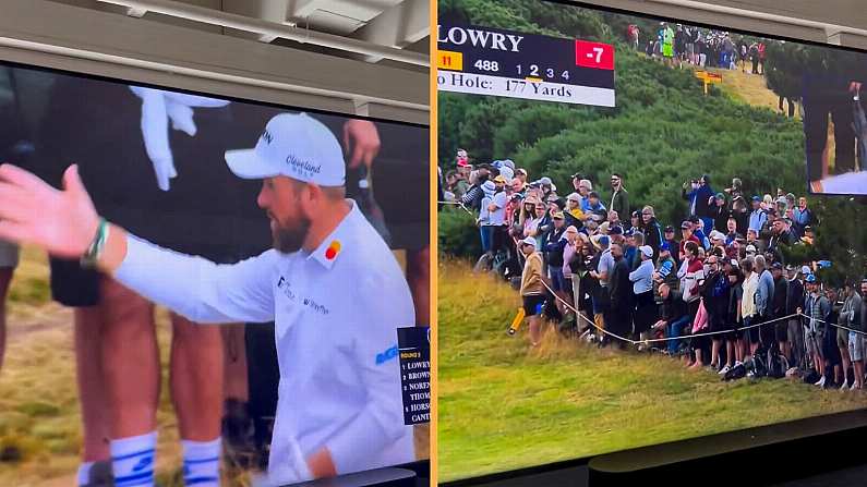 Tense Moment Between Shane Lowry And Cameraman After Shot Goes Awry