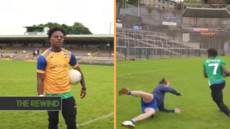 IShowSpeed Plays Gaelic Football At Enniskillen Club During Livestream