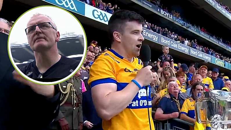 Brian Lohan Gives Nod And Wink For Incredible Moment During Tony Kelly Speech