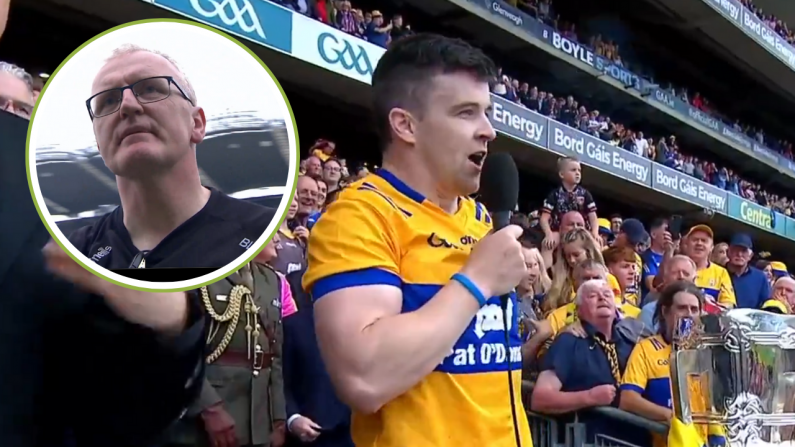 Brian Lohan Gives Nod And Wink For Incredible Moment During Tony Kelly Speech