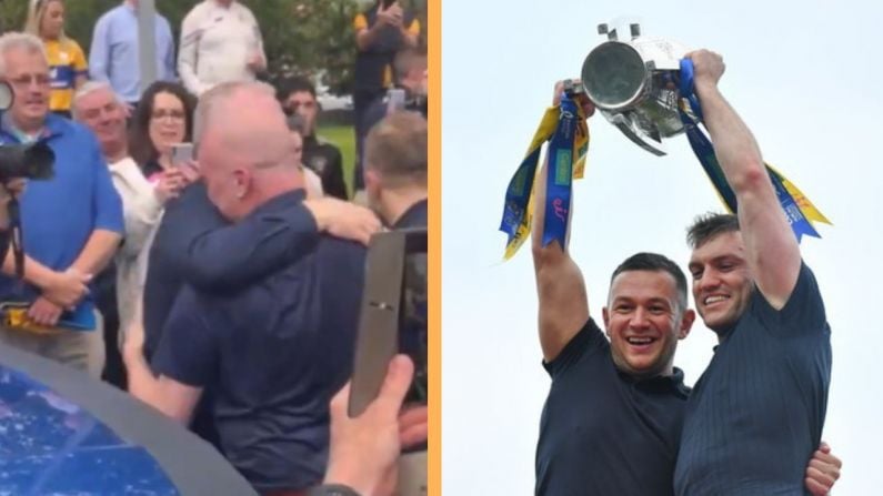 Anthony Daly And Brian Lohan Share Extraordinary Moment During Clare Homecoming