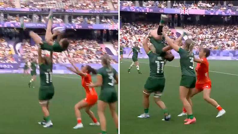 Global Olympics Audience Amazed By Astonishing Lift And Catch By Ireland Sevens Team