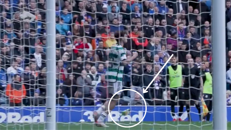 Footage Shows Glass Bottle Thrown At Celtic's Matt O'Riley During Old Firm