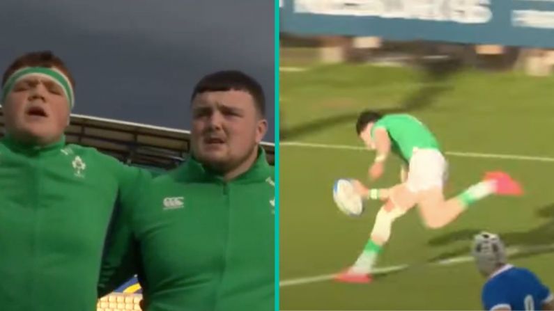 The Ireland U18s Played Plenty Of Expansive Rugby During The U18s Six Nations Festival