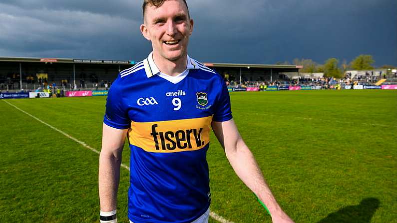 23 April 2023; Seamus Kennedy of Tipperary after the Munster GAA Hurling Senior Championship Round 1 match between Clare and Tipperary at Cusack Park in Ennis, Clare. Photo by Ray McManus/Sportsfile