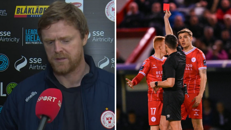 Damien Duff Rips Into Shels Man For Crazy Red Card In Shamrock Rovers Draw