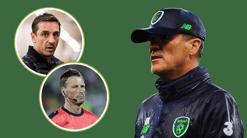 Gary Neville Reveals Roy Keane Feud With Referee That Led To Awkward World Cup Moment