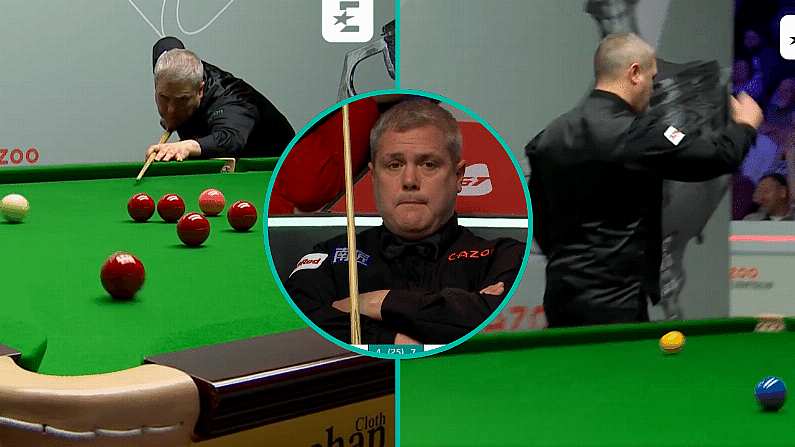 Snooker Star Had Furious Reaction To Missing Straightforward Shot At World Championship