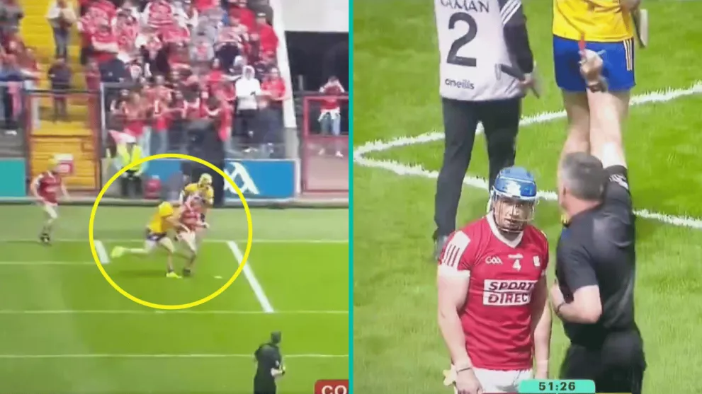 cork red card clare loss