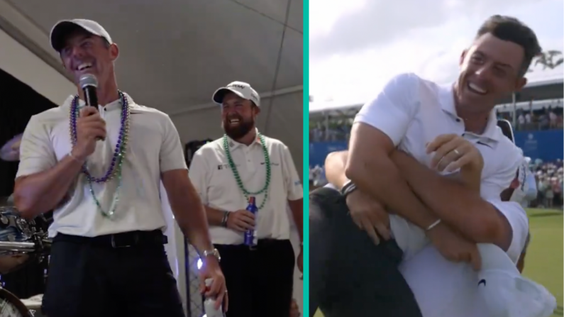 Epic Celebrations As Shane Lowry And Rory McIlroy Win Zurich Classic