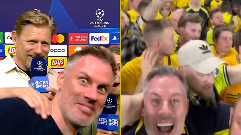 Drunk Jamie Carragher Caused A Few Issues For CBS In Dortmund