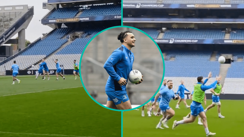 Leinster Stars Showed Off Their GAA Skills During Captain's Run At Croke Park