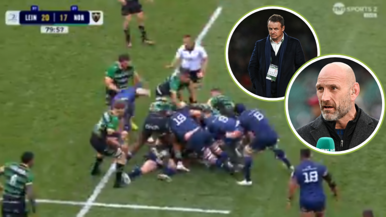 The English Commentators Really Wanted A Penalty In The Dying Moments Of Leinster-Northampton