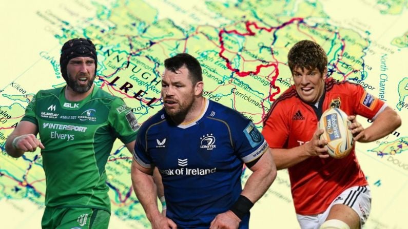 Top 10 Appearance Makers For Irish Provinces In The Professional Era