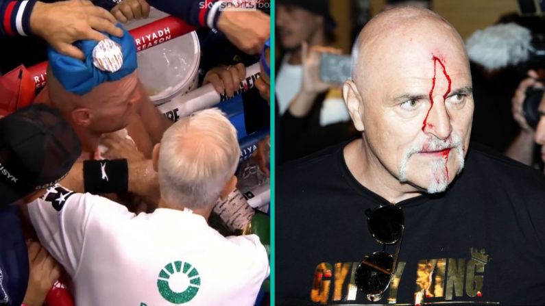 Fans React To John Fury Getting In The Way During Fury-Usyk