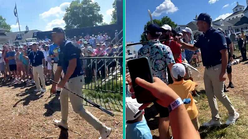 Bryson DeChambeau Had Furious Reaction To Spectator Stealing Ball From Young Fan