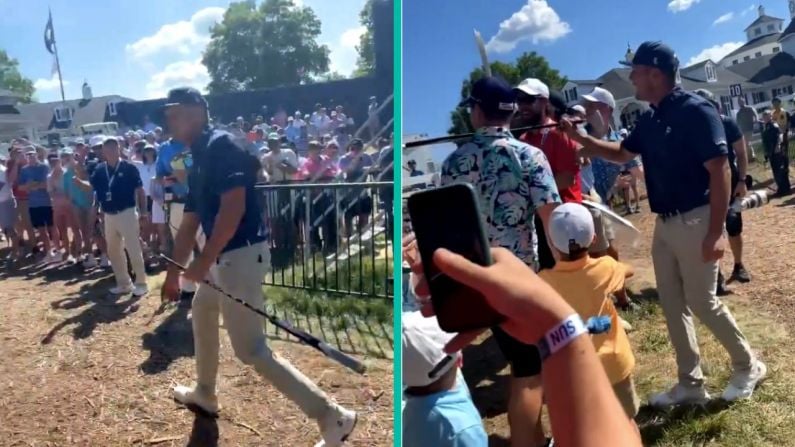 Bryson DeChambeau Had Furious Reaction To Spectator Stealing Ball From Young Fan