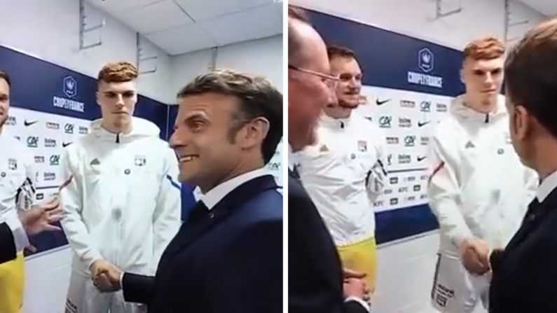 Cork's Jake O'Brien Shares Memorable Moment With Emmanuel Macron Before French Cup Final
