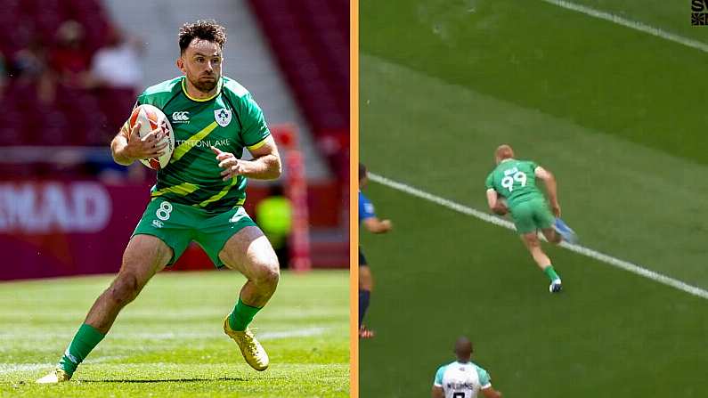 A Late Try Completes Comeback On Hugo Keenan's Ireland 7s Return