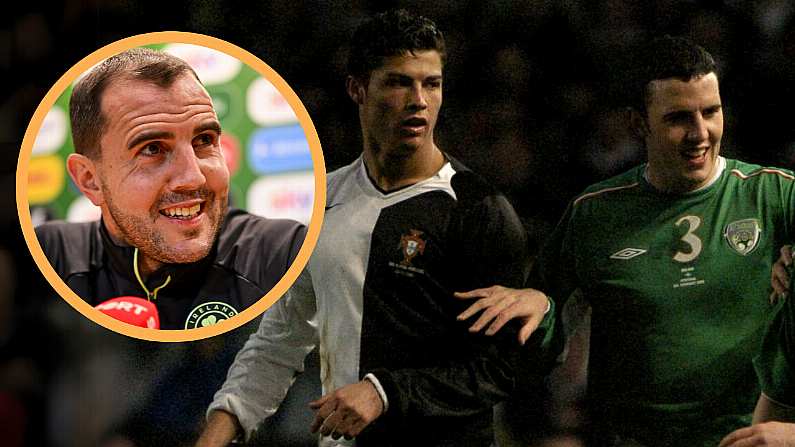 John O'Shea Recalls First Meeting With Cristiano Ronaldo As He Prepares Ireland Team To Face Him