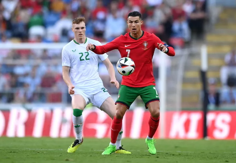 Jake O'Brien Ronaldo Ireland v Portugal