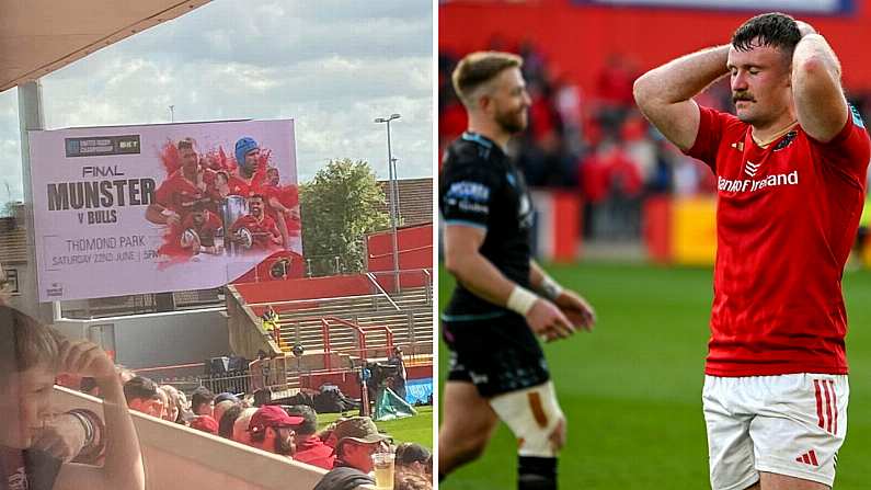 "Human Error" To Blame For Munster's Unfortunate Thomond Big Screen Slip Up