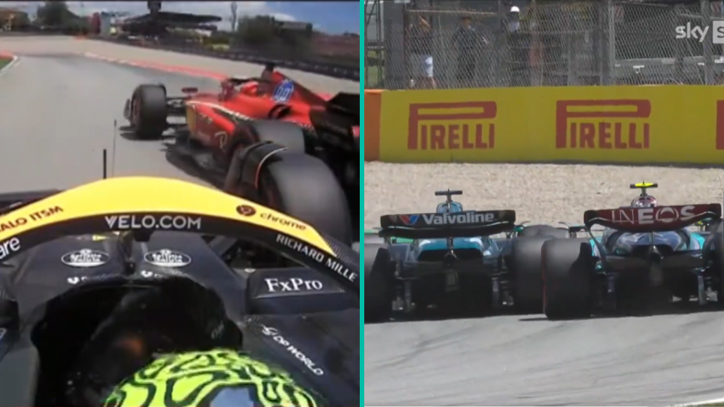 Surreal Scenes As Two F1 Drivers Appear To Intentionally Crash Into Rivals
