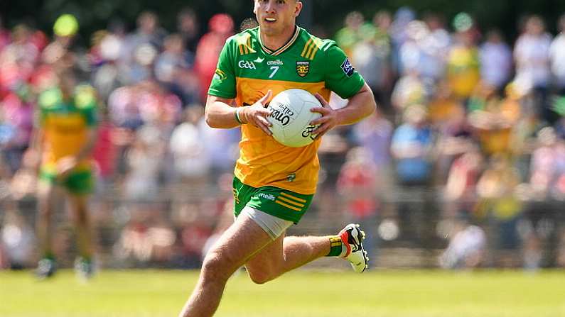 1 June 2024; Peadar Mogan of Donegal during the GAA Football All-Ireland Senior Championship Round 2 match between Cork and Donegal at Pairc Ui Rinn in Cork. Photo by Matt Browne/Sportsfile