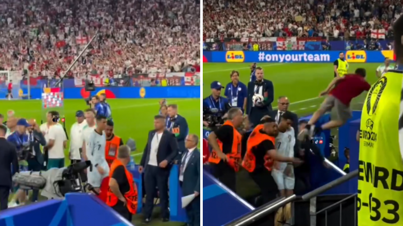 Watch: Fan Almost Leaps On Furious Cristiano Ronaldo From Stands After Portugal Defeat