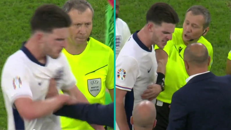 Declan Rice Involved In Heated Spat With Slovakia Manager After England Win