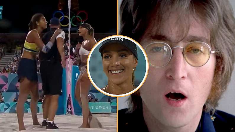 Olympics DJ Had Legendary Vibe Change After Beach Volleyball Scrap