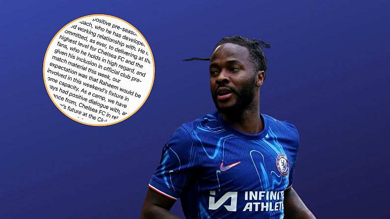 Raheem Sterling's Camp Releases Bizarre Statement After Being Left Out Of Squad