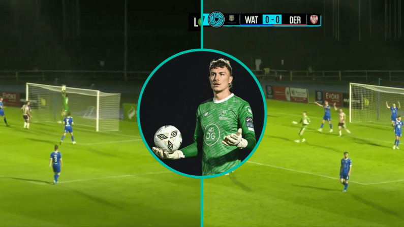 Crazy Error From Waterford Goalkeeper Moves Derry City To Top Of Premier Division