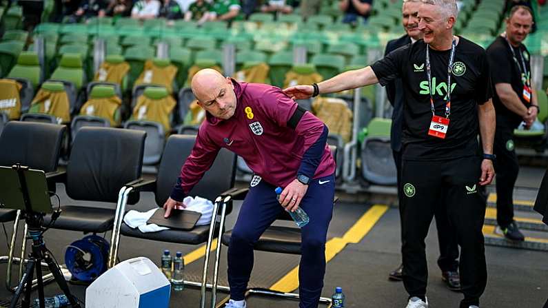 Lee Carsley Had Hilarious Explanation For Sitting On Wrong Bench At Aviva