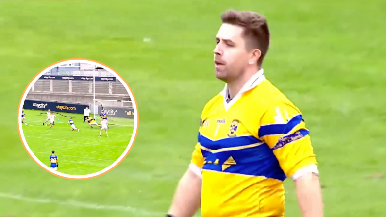 Castleknock Goalkeeper Makes Point Blank Save From Brian Howard With Last Kick Of The Game