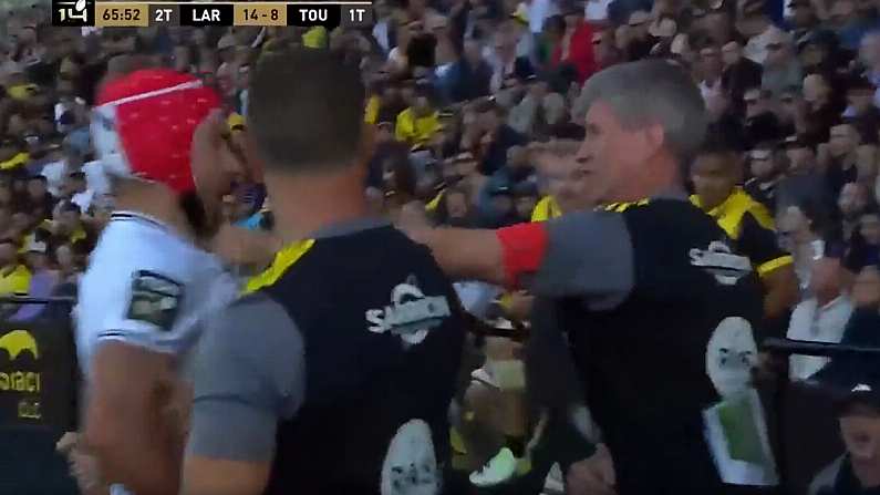 Toulon Star Points Finger At Ronan O'Gara For Touchline Altercation