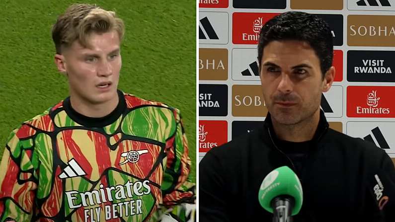 Arteta Heaps Praise On 16-Year-Old Irish-Eligible 'Keeper After Arsenal Debut