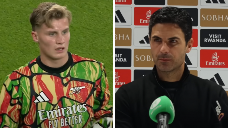 Arteta Heaps Praise On 16-Year-Old Irish-Eligible 'Keeper After Arsenal Debut