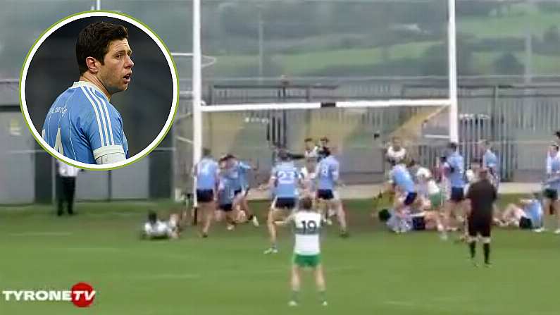 Sean Cavanagh Still Shuffling But Moy Denied By The Scrappiest Of Goals