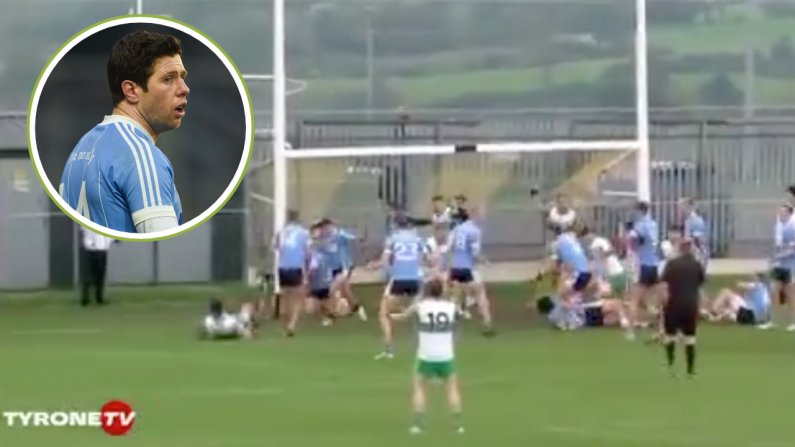 Sean Cavanagh Still Shuffling But Moy Denied By The Scrappiest Of Goals