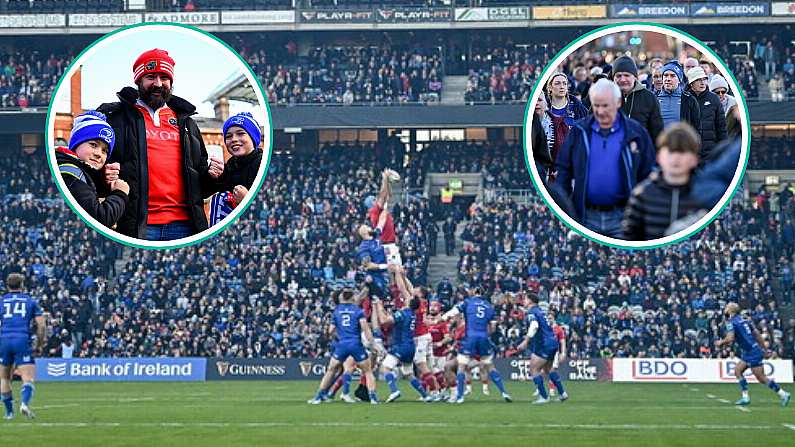 In Pictures: Record-Breaking Crowd Attends Leinster V Munster Croke Park Sellout