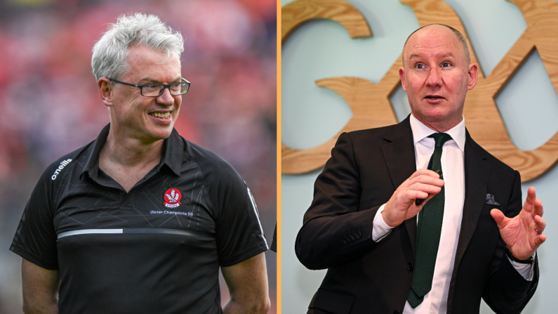 Joe Brolly Had "Animated" Rule Change Debate With Jim Gavin At Wake