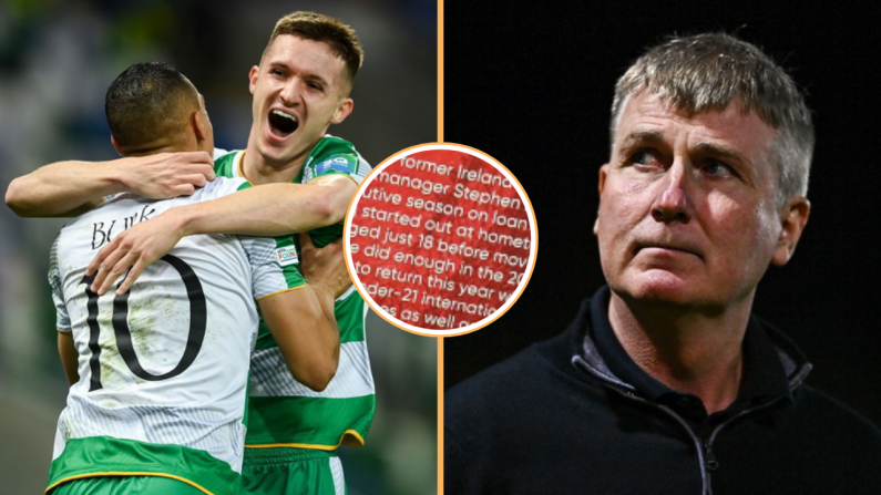 Larne Programme Wrongly Claimed Shamrock Rovers Star Son Of Stephen Kenny