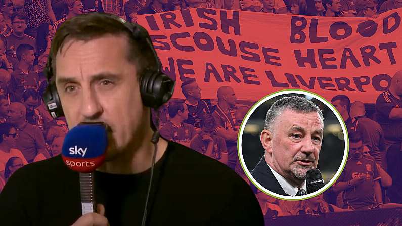 Ex Ireland Star Texted Jamie Carragher About Gary Neville's Anti-Liverpool Commentary