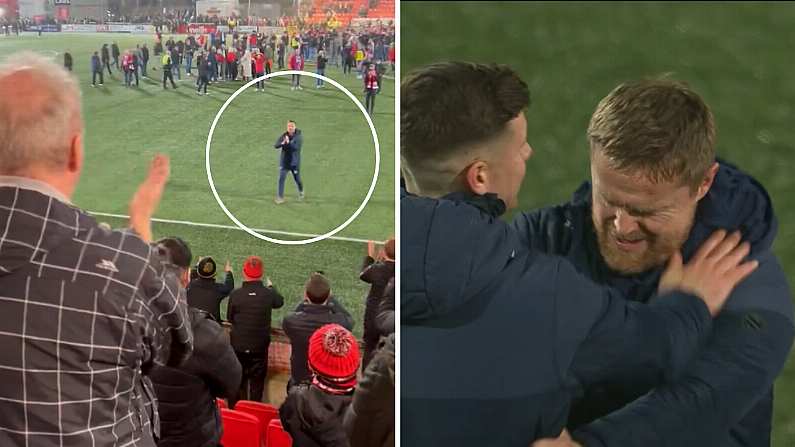 Damien Duff Shared Classy Moment With Derry Fans After Shelbourne Title Win