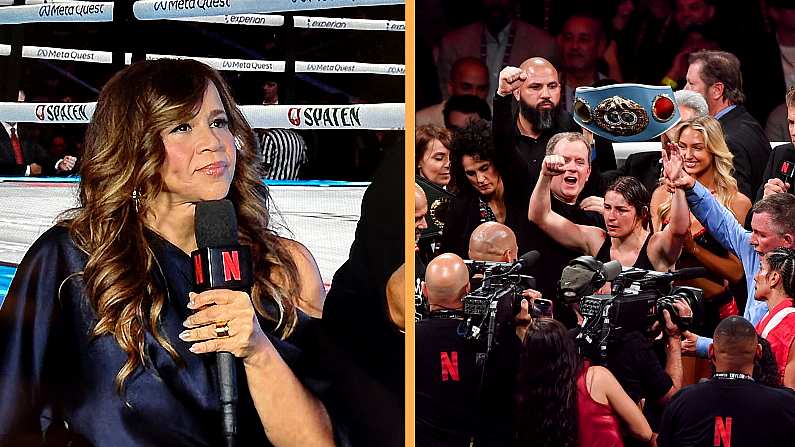 Actor Rosie Perez Provided Hilariously Biased Co-Commentary Of Katie Taylor's Win Over Amanda Serrano