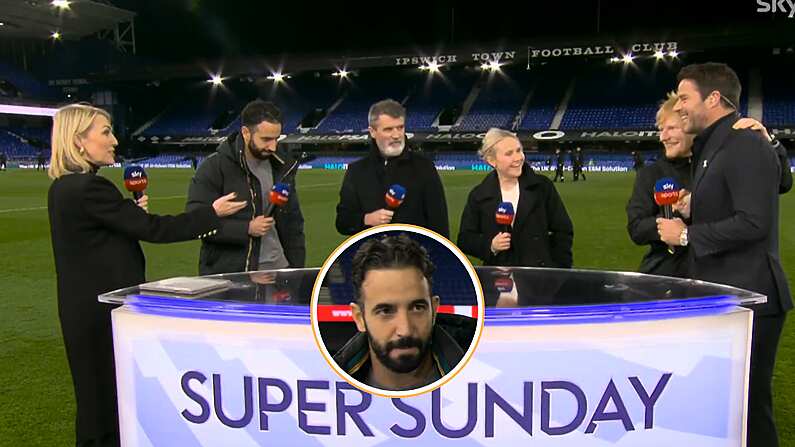 Manchester United Fans Annoyed By Ed Sheeran's 'Rude' Interruption Of Ruben Amorim Interview