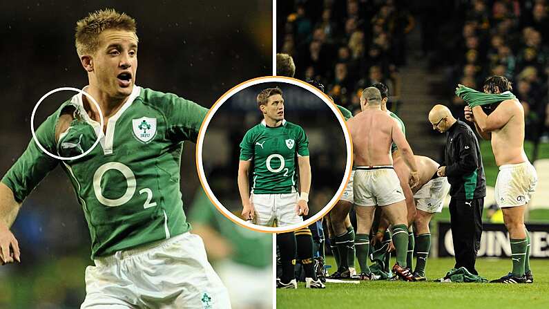 Remembering The 2010 Game When Ireland's Commemorative Jerseys Fell Apart