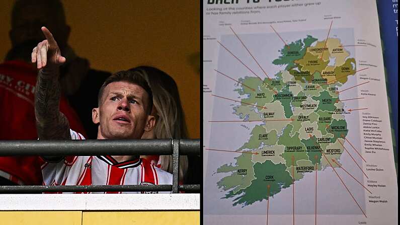 FAI Apologise As James McClean Lashes Out At 'Londonderry' Graphic In Match Programme